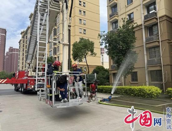 泰興市濱江鎮開展百“練”成鋼 防患未“燃”消防演練活動